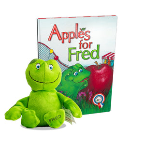 Apples for Fred Book + Plush Fred the Frog