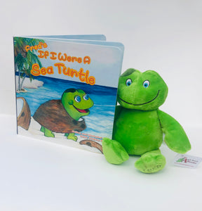If I Were A Sea Turtle  Board Book with Plush