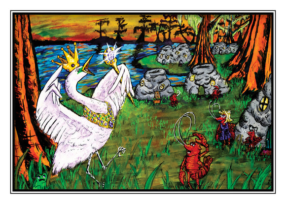Wise Egret - Art