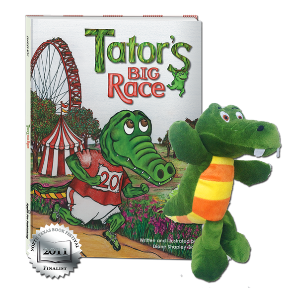 Tator's Big Race Book + Plush Tator the Gator